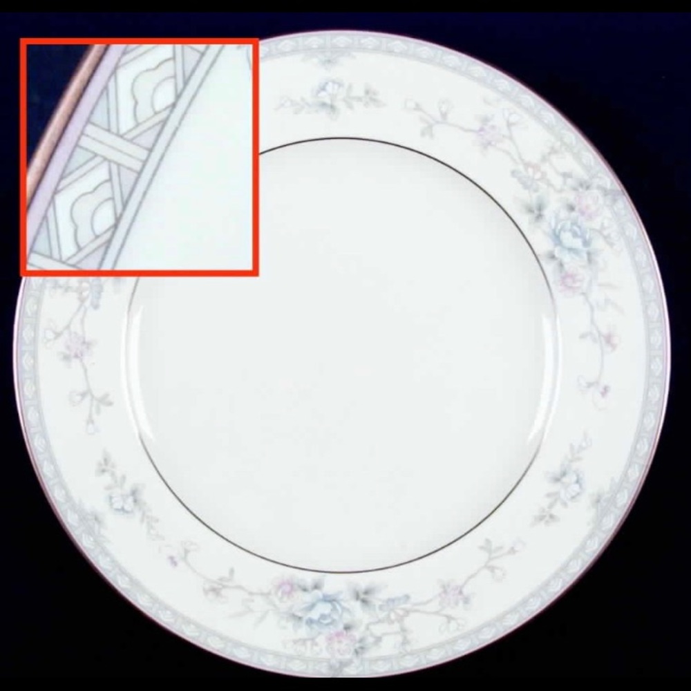 Dinner plate, Noritake Bone China, Mandarin Garden pattern, made from 1985-1993